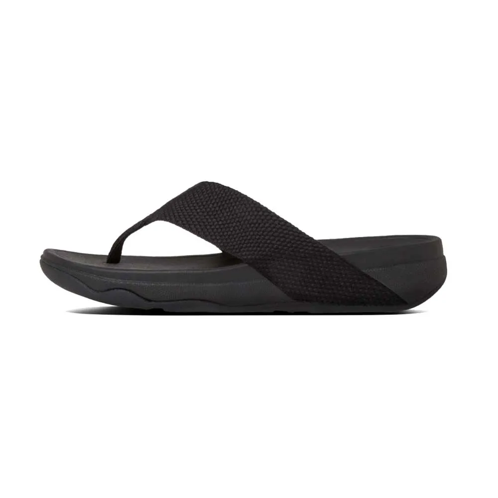 FitFlop Surfa Webbing Sandals - Black