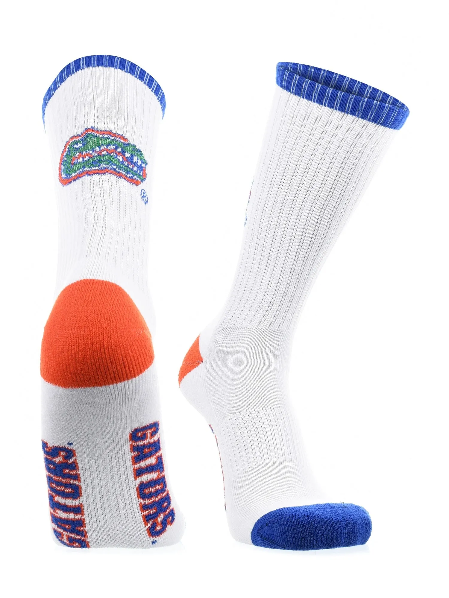 Florida Gators Socks Basic Crew White Socks