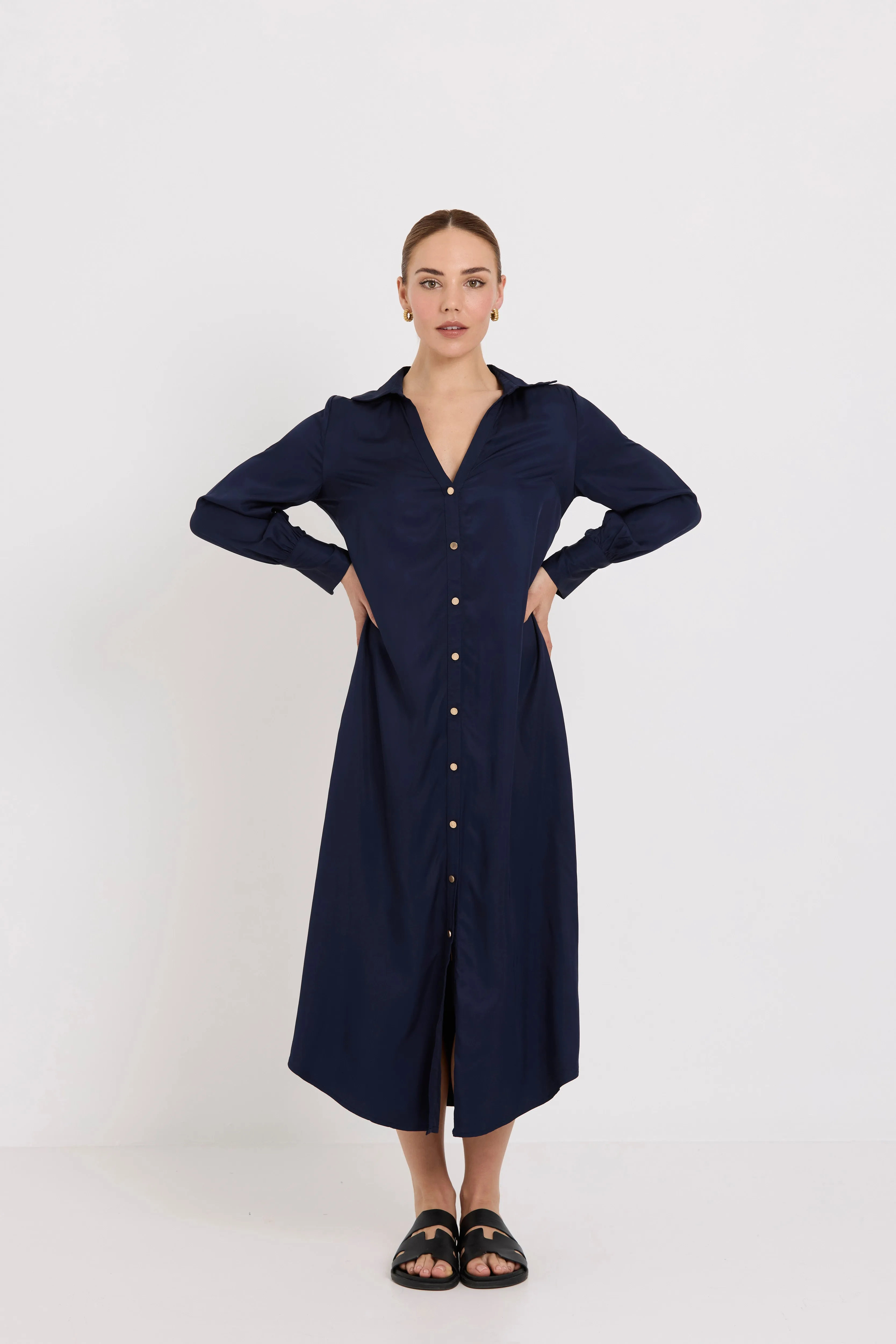 Geri Dress | Navy Blue