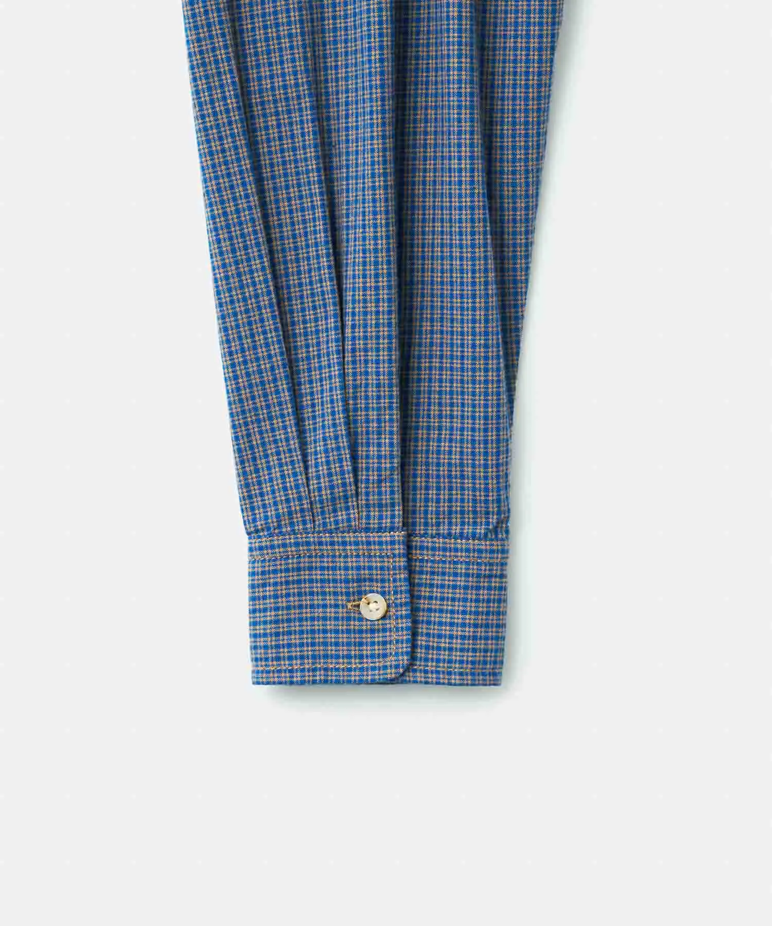 Gramicci Oxford Button Down Stance Shirt Check Navy