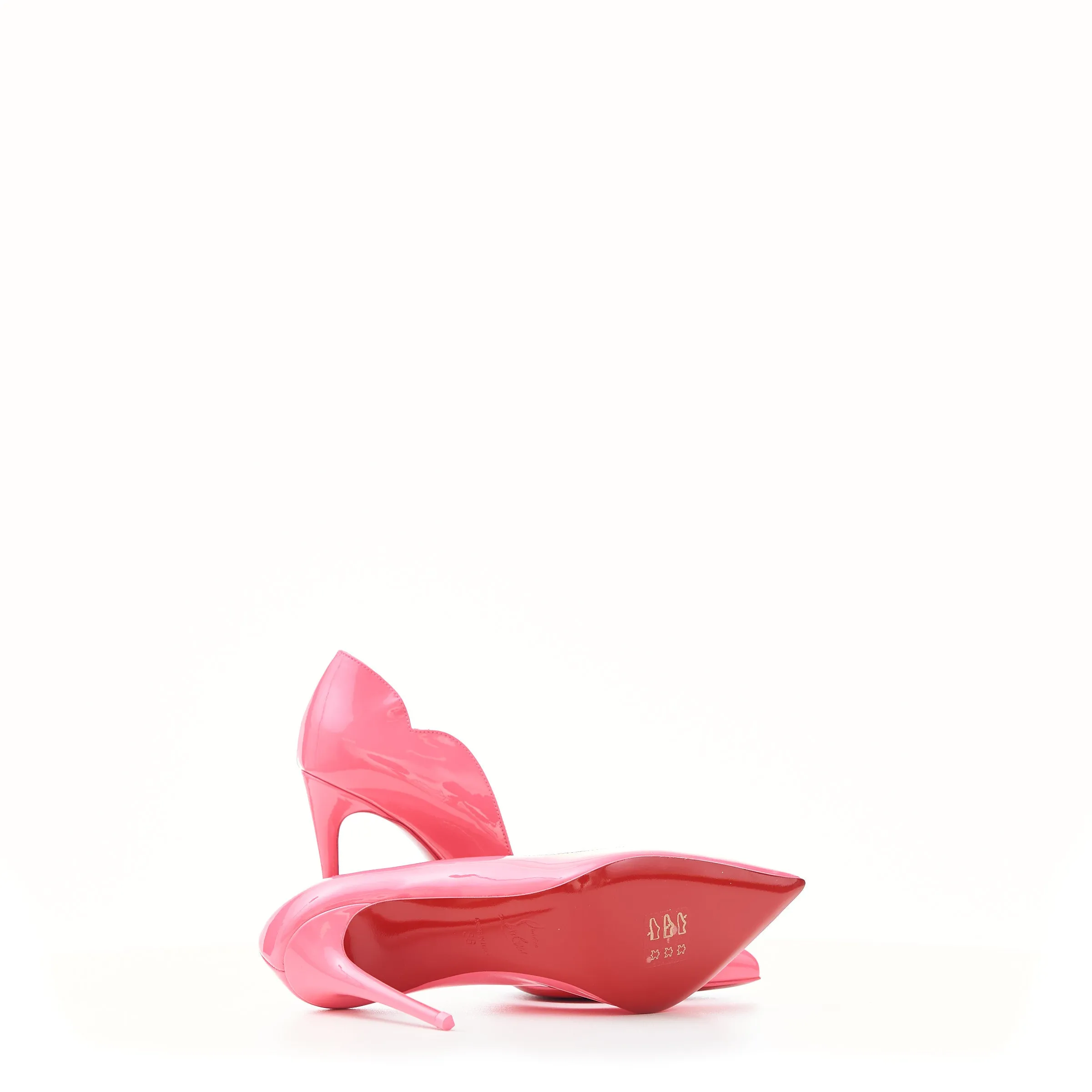 Hot Chick 100mm Pumps In Pink Patent Leather