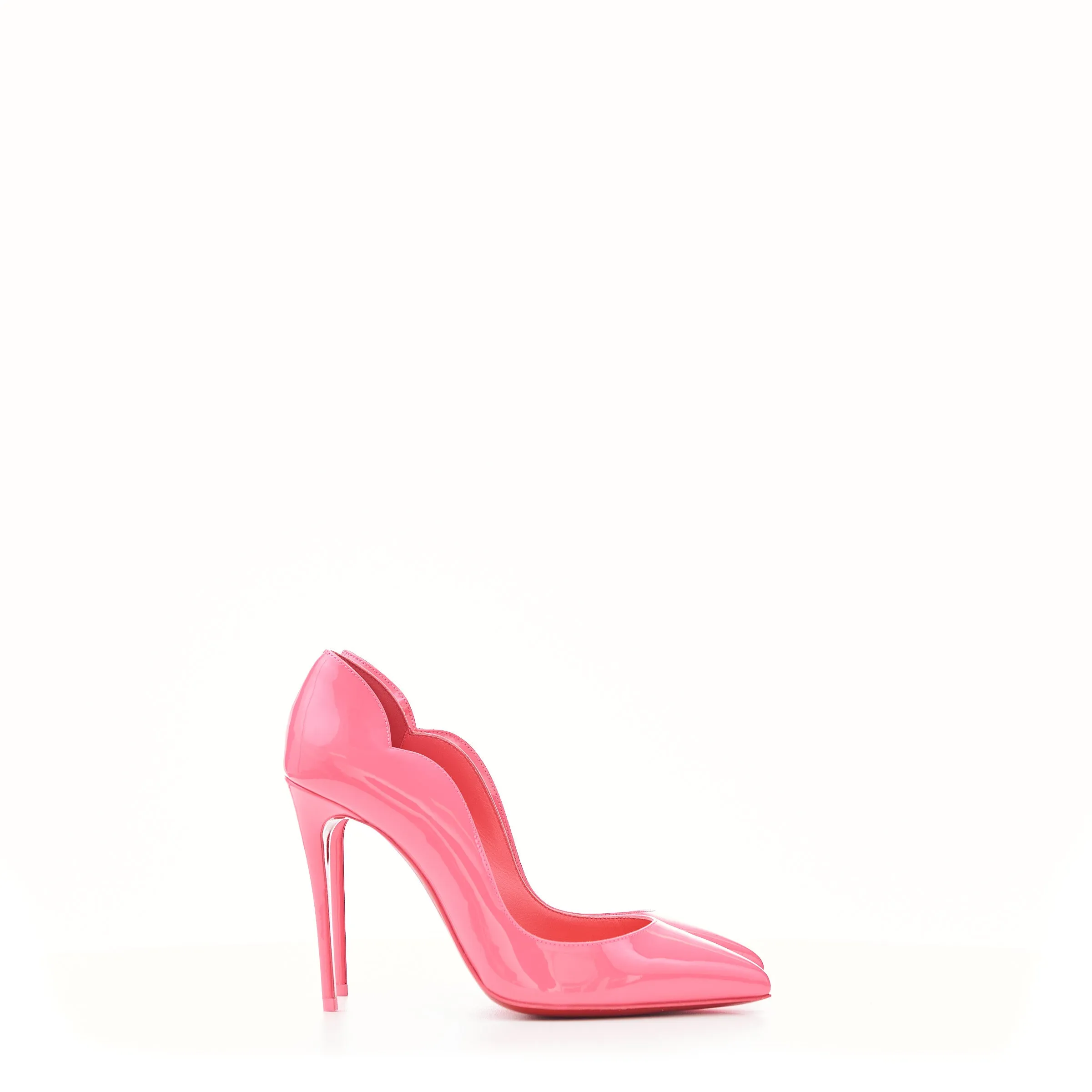 Hot Chick 100mm Pumps In Pink Patent Leather