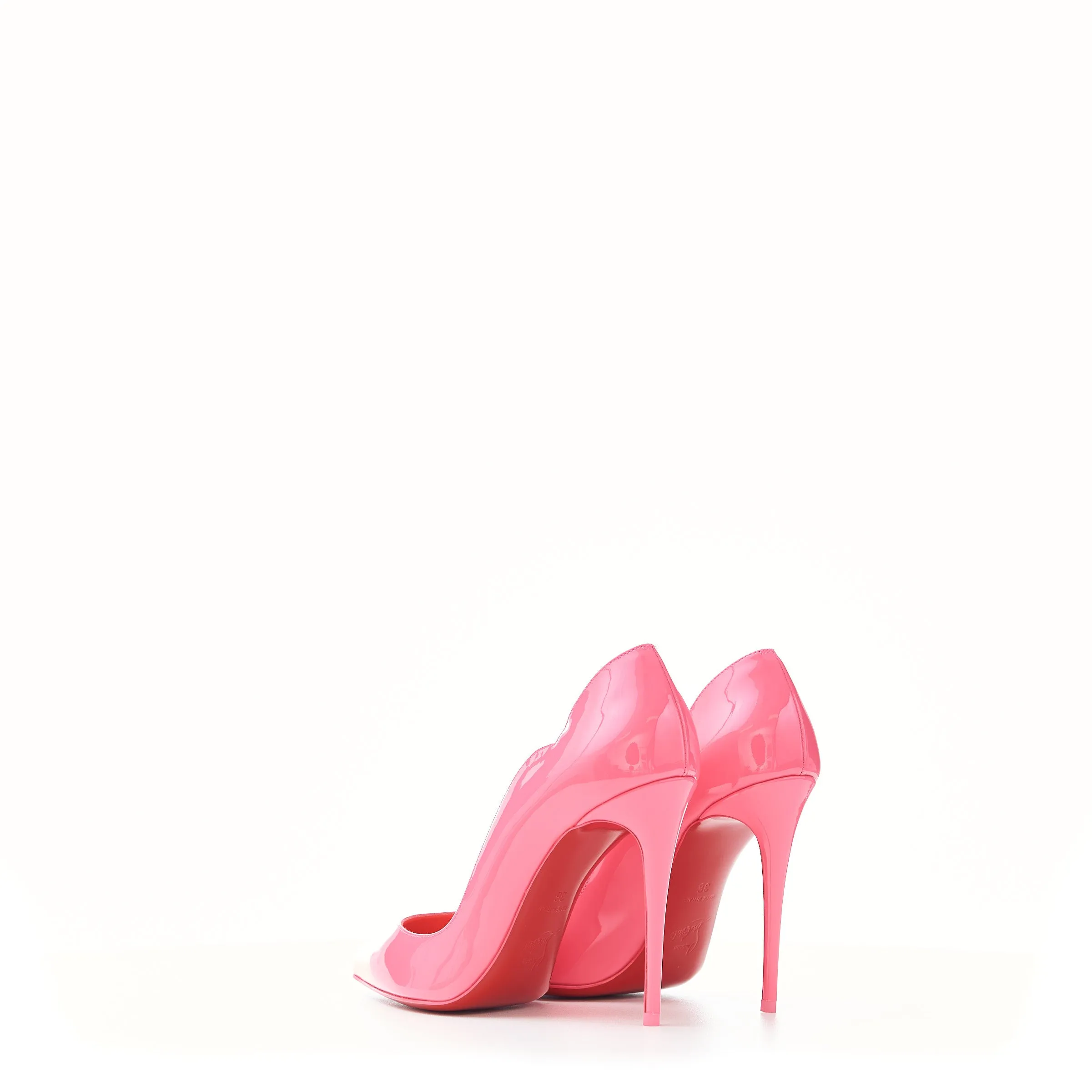 Hot Chick 100mm Pumps In Pink Patent Leather