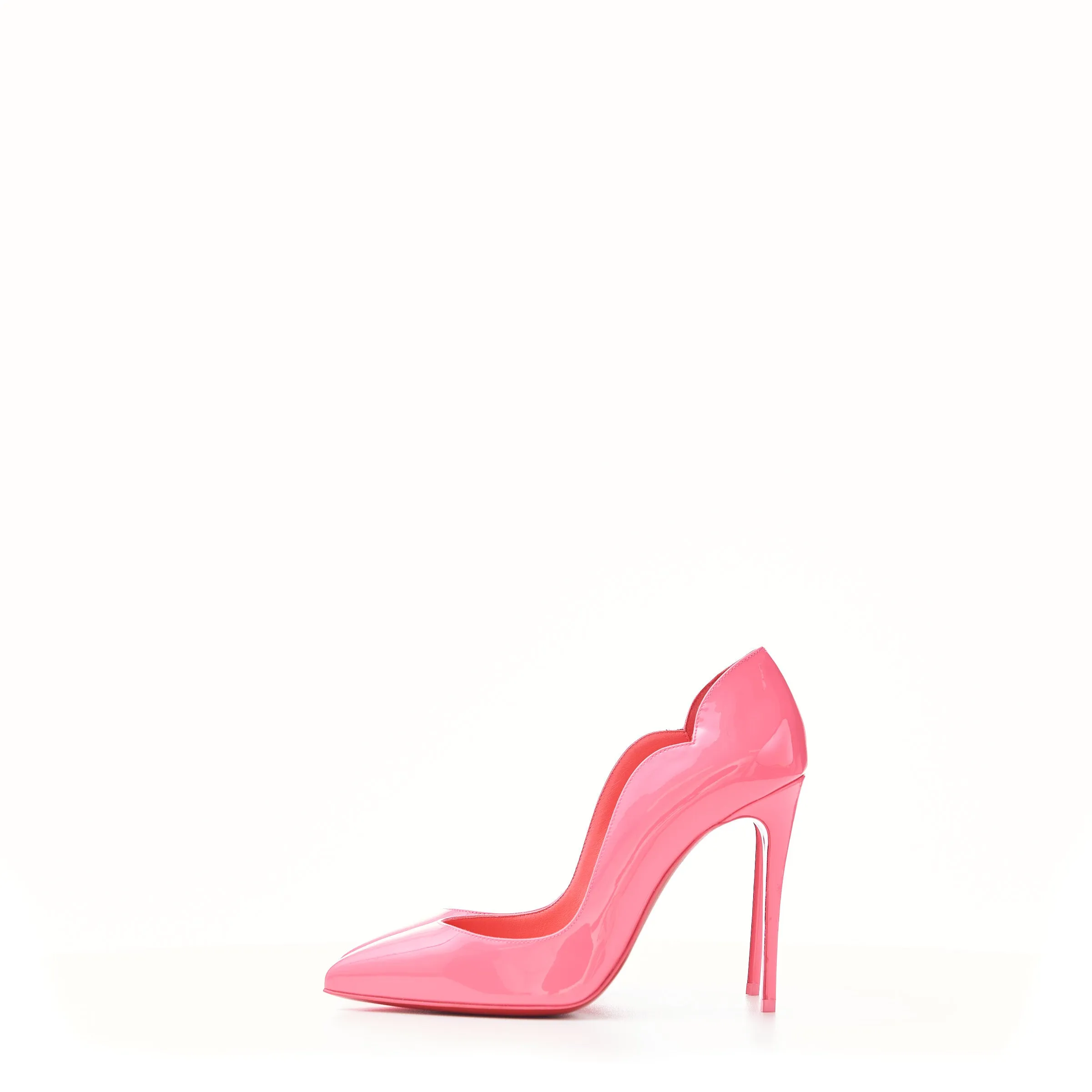 Hot Chick 100mm Pumps In Pink Patent Leather