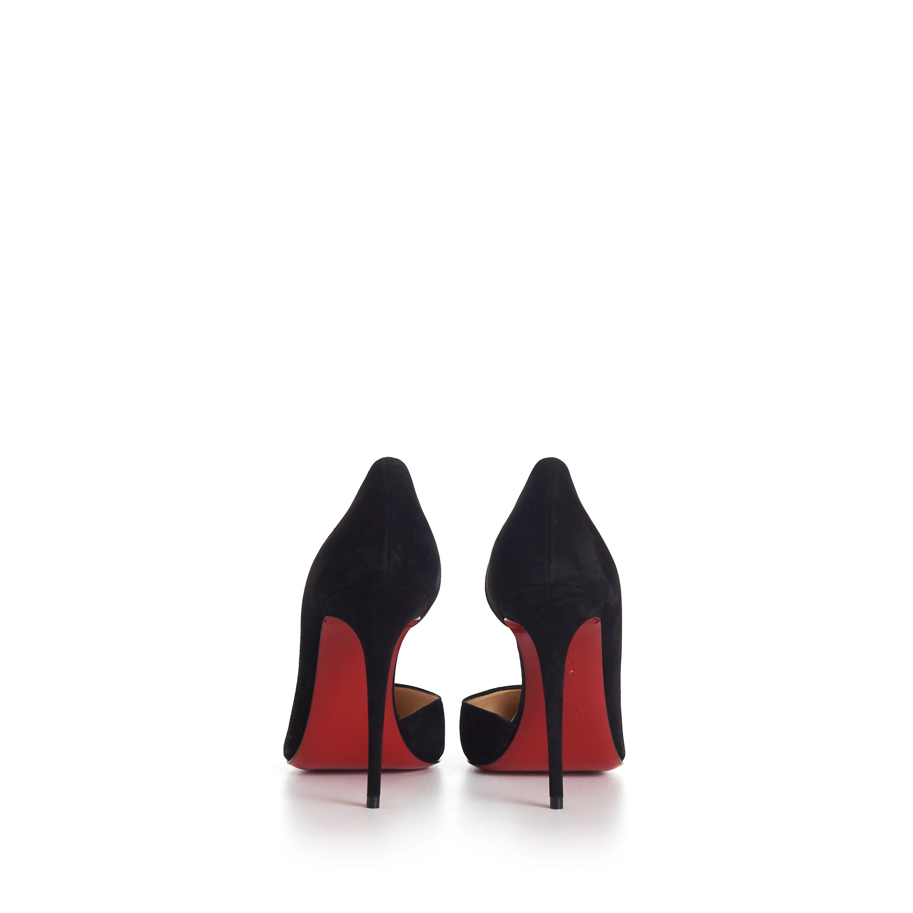 Iriza 100mm Pumps - Suede Calf - Black