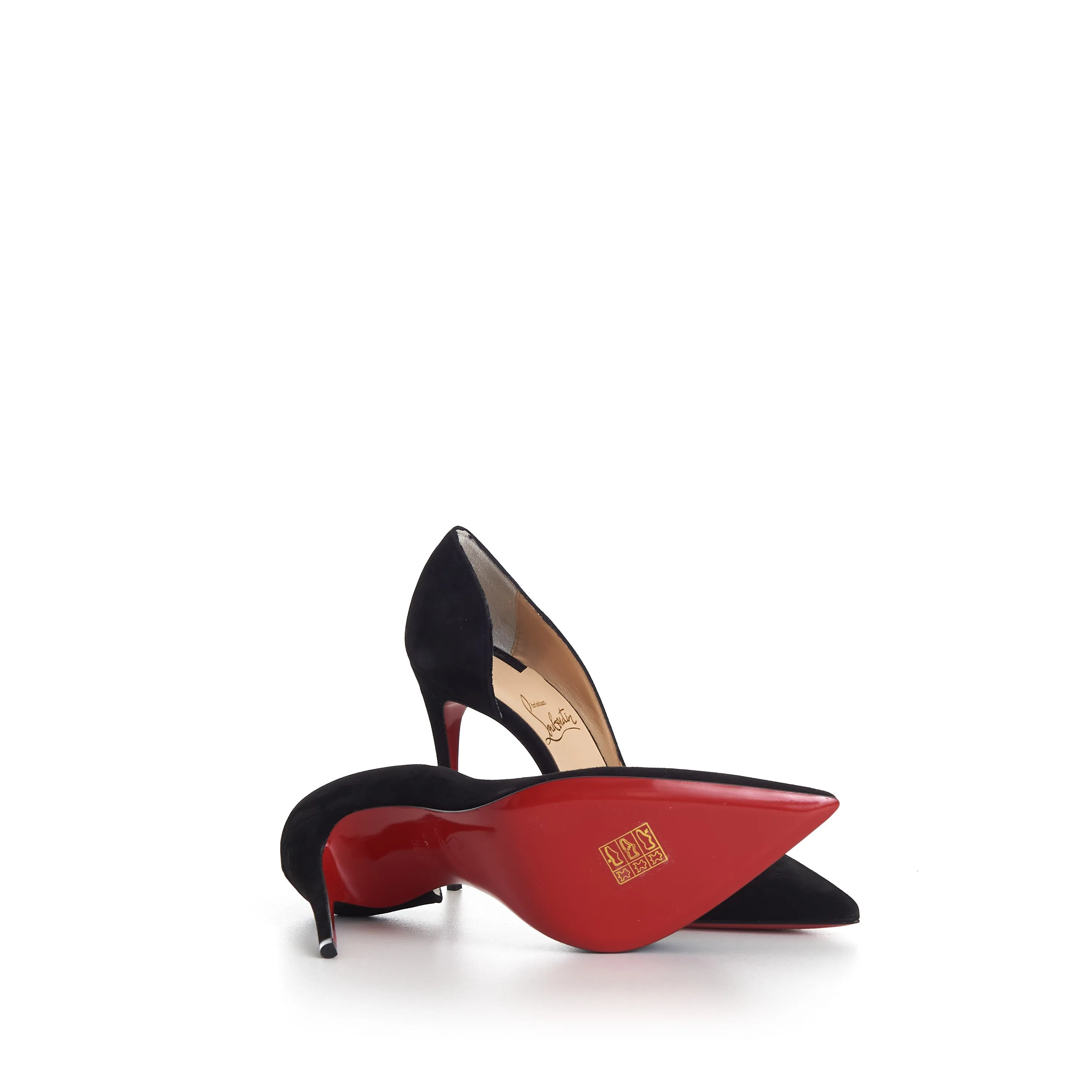 Iriza 100mm Pumps - Suede Calf - Black