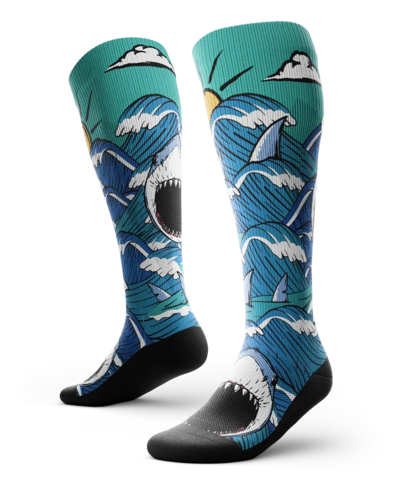 Jaws Knee High Compression Socks