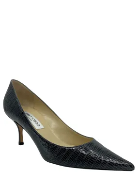 Jimmy Choo Snakeskin Point-Toe Pumps Size 8