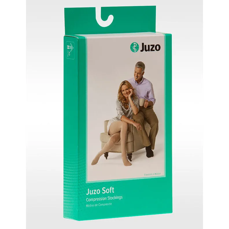 Juzo Soft Knee High 20-30 mmHg w/ Silicone Band, Open Toe