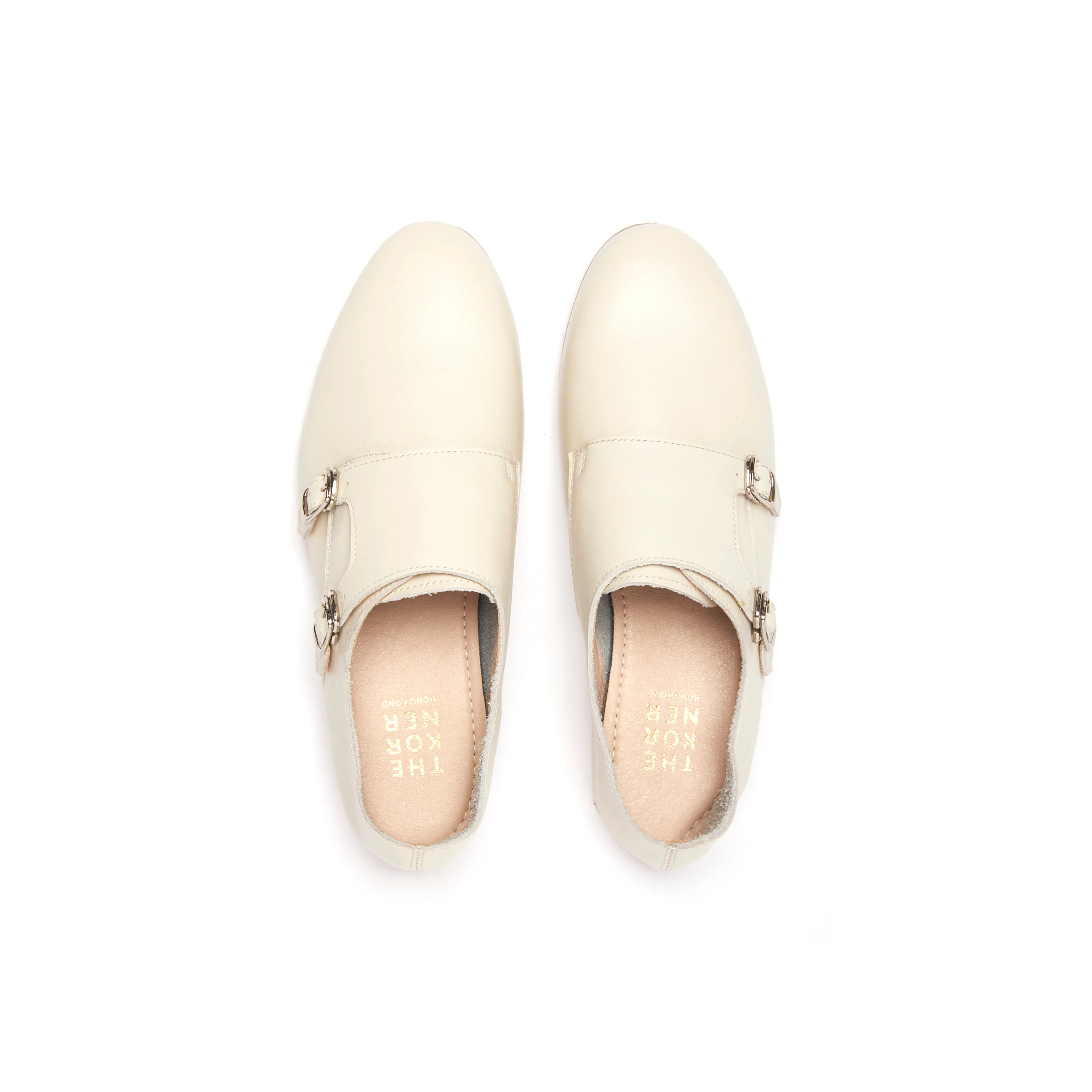 Kassel Double Monk Loafers - Beige ( BEI )