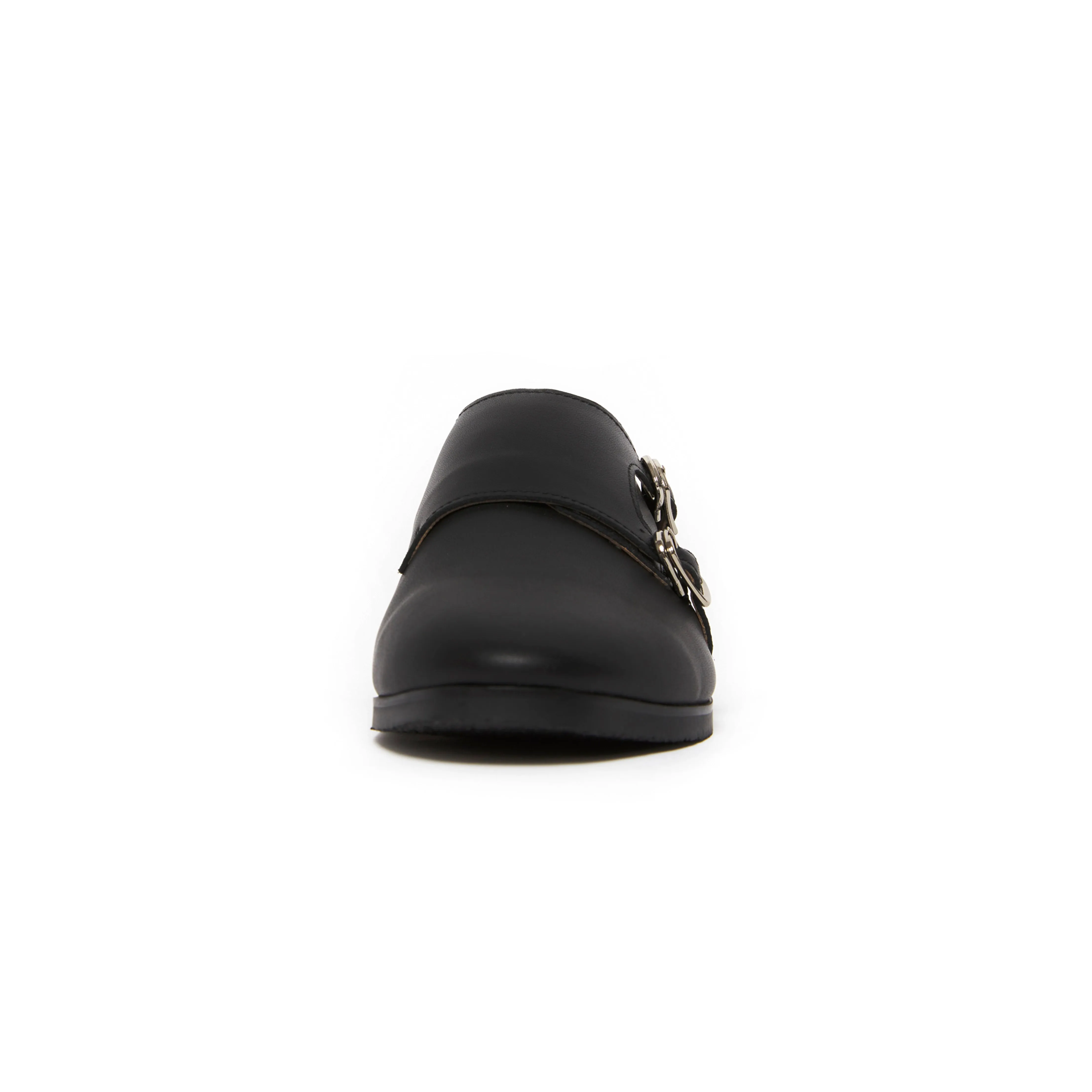 Kassel Double Monk Loafers - Black ( BLK )