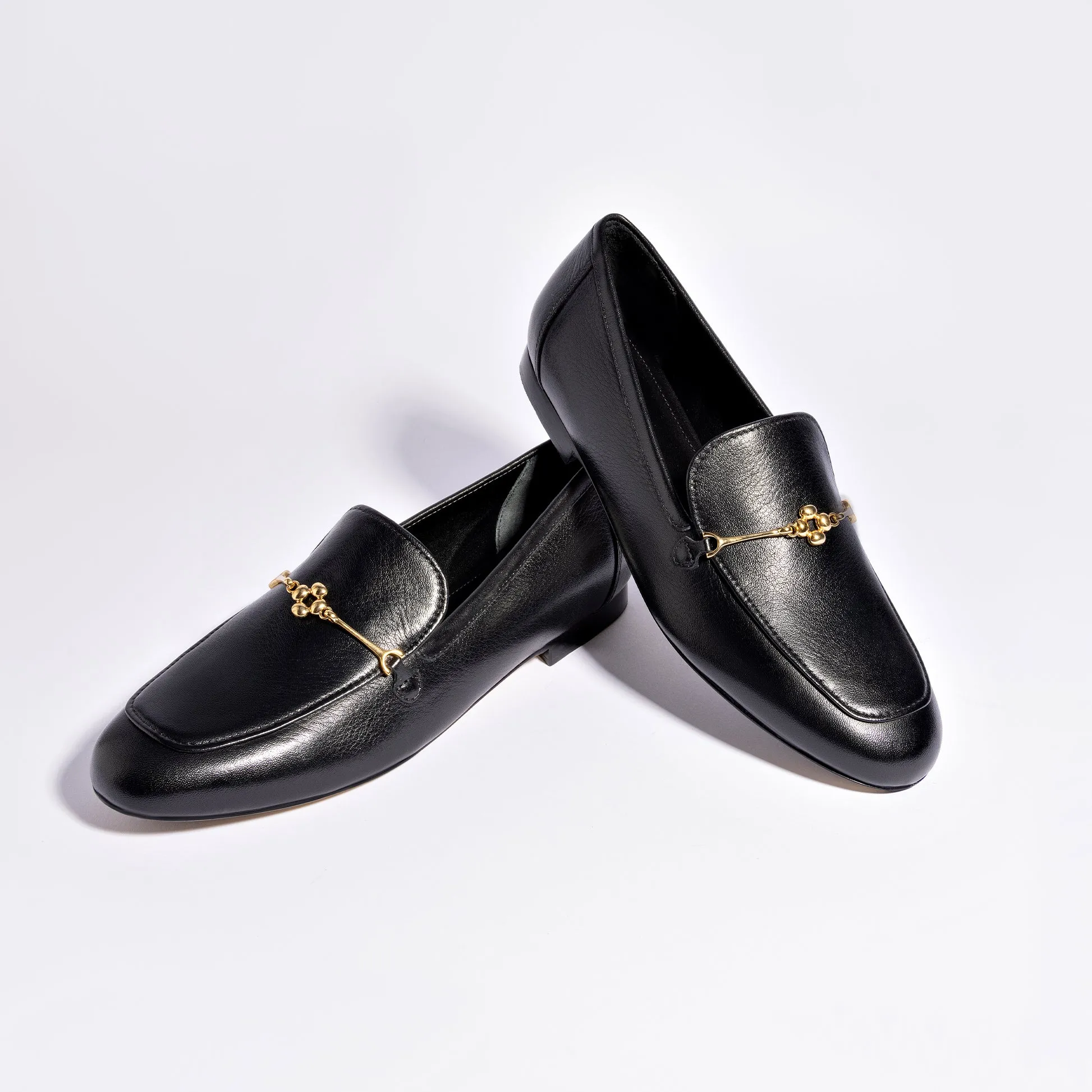 Katherine Loafer In Black Leather