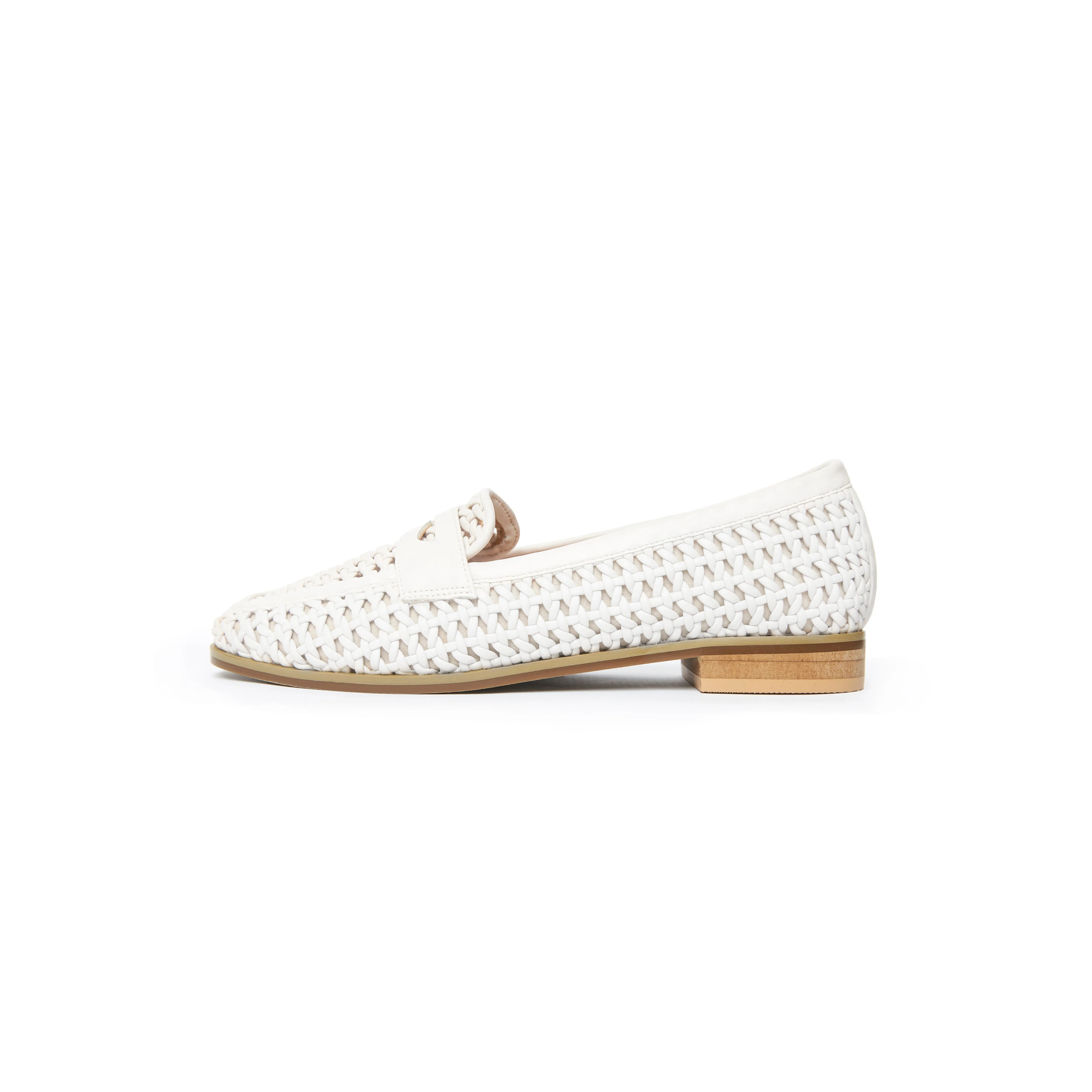 Katie Linen Loafers - Beige ( BEI )