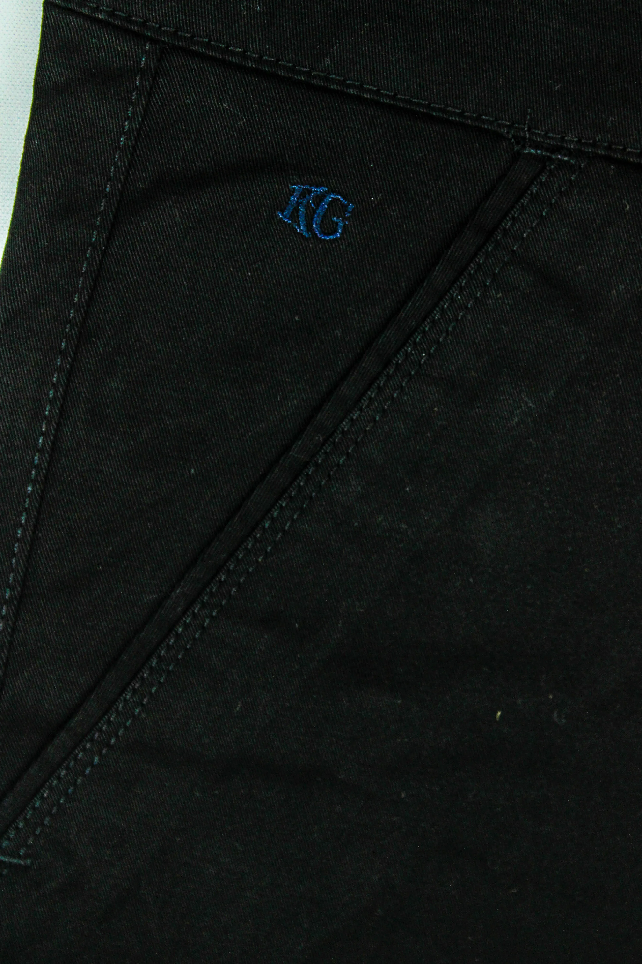 KG Black Slim-fit Chino