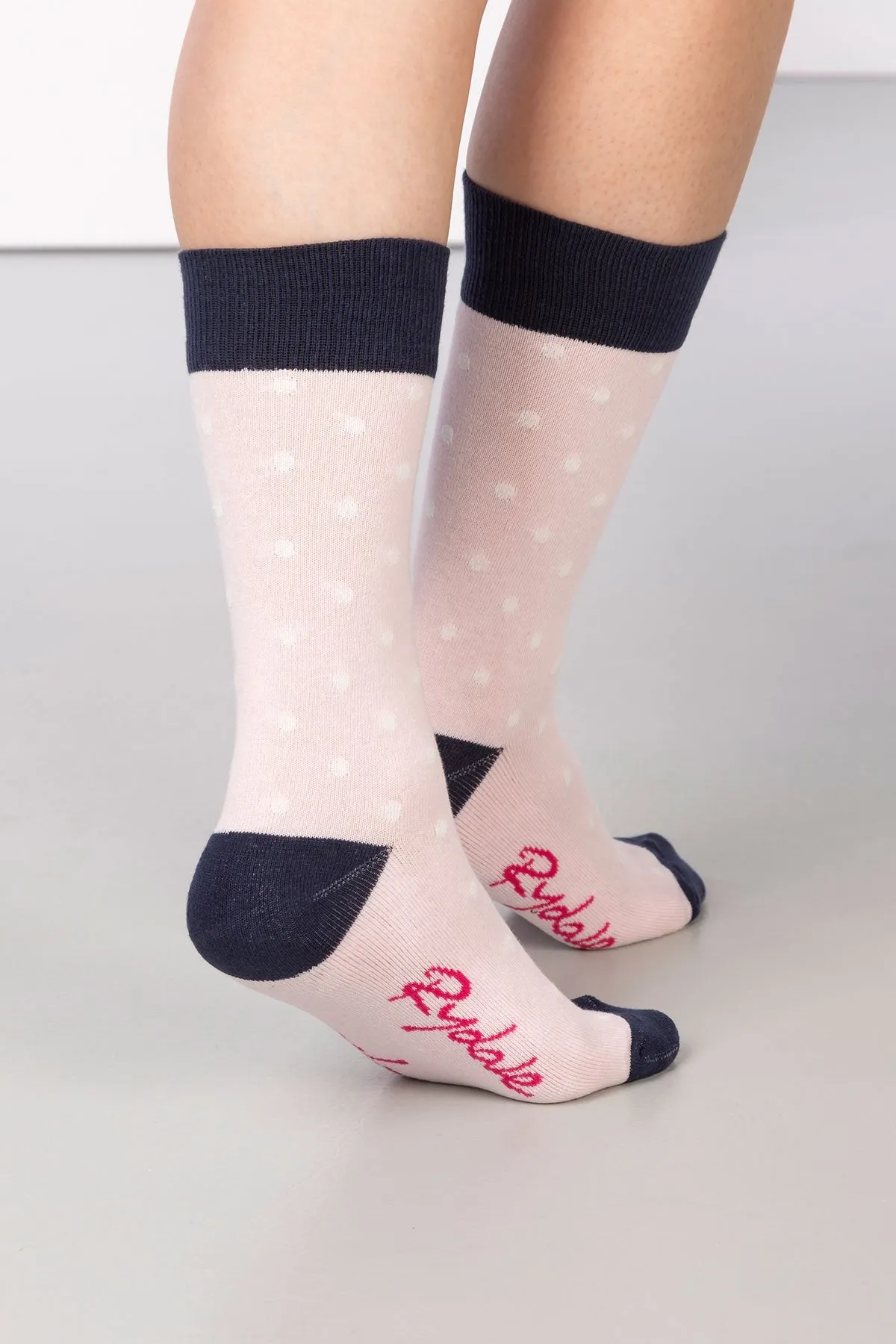 Ladies Polka Dot Ankle Socks