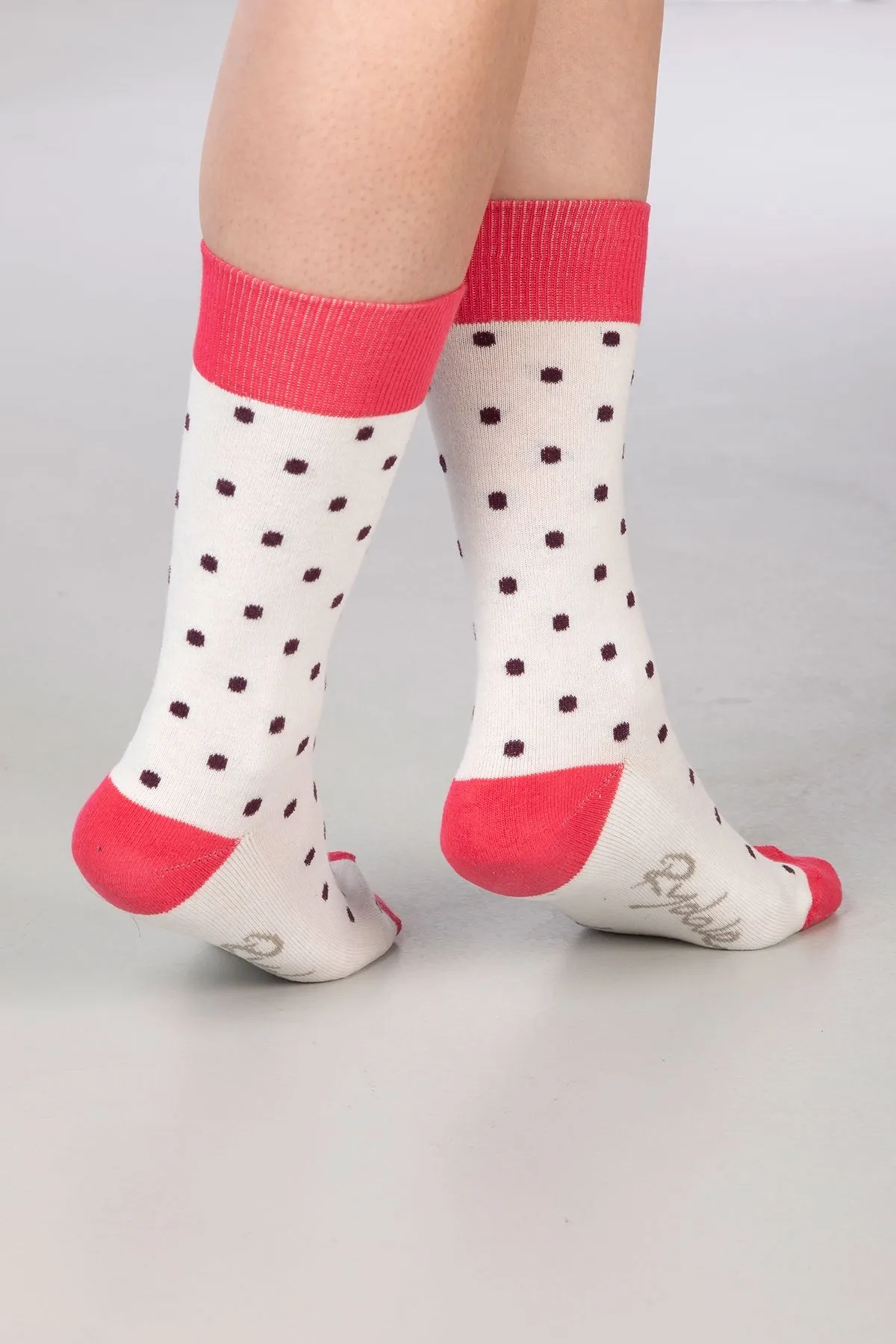 Ladies Polka Dot Ankle Socks