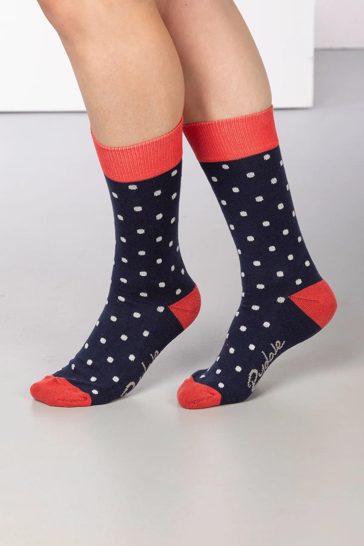 Ladies Polka Dot Ankle Socks