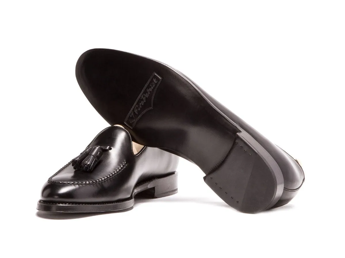 Leschi - MTO - Black Calf - TMG Last - Single Leather Sole