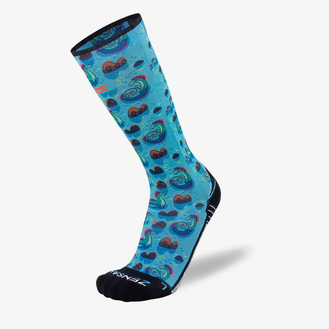 Loch Ness Monsters Socks (Knee-High)