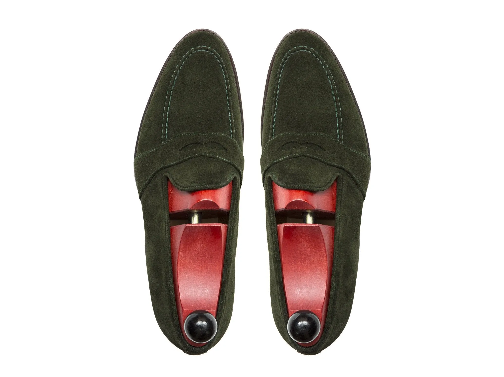 Madison - MTO - Forest Green Suede - TMG Last - Single Leather Sole