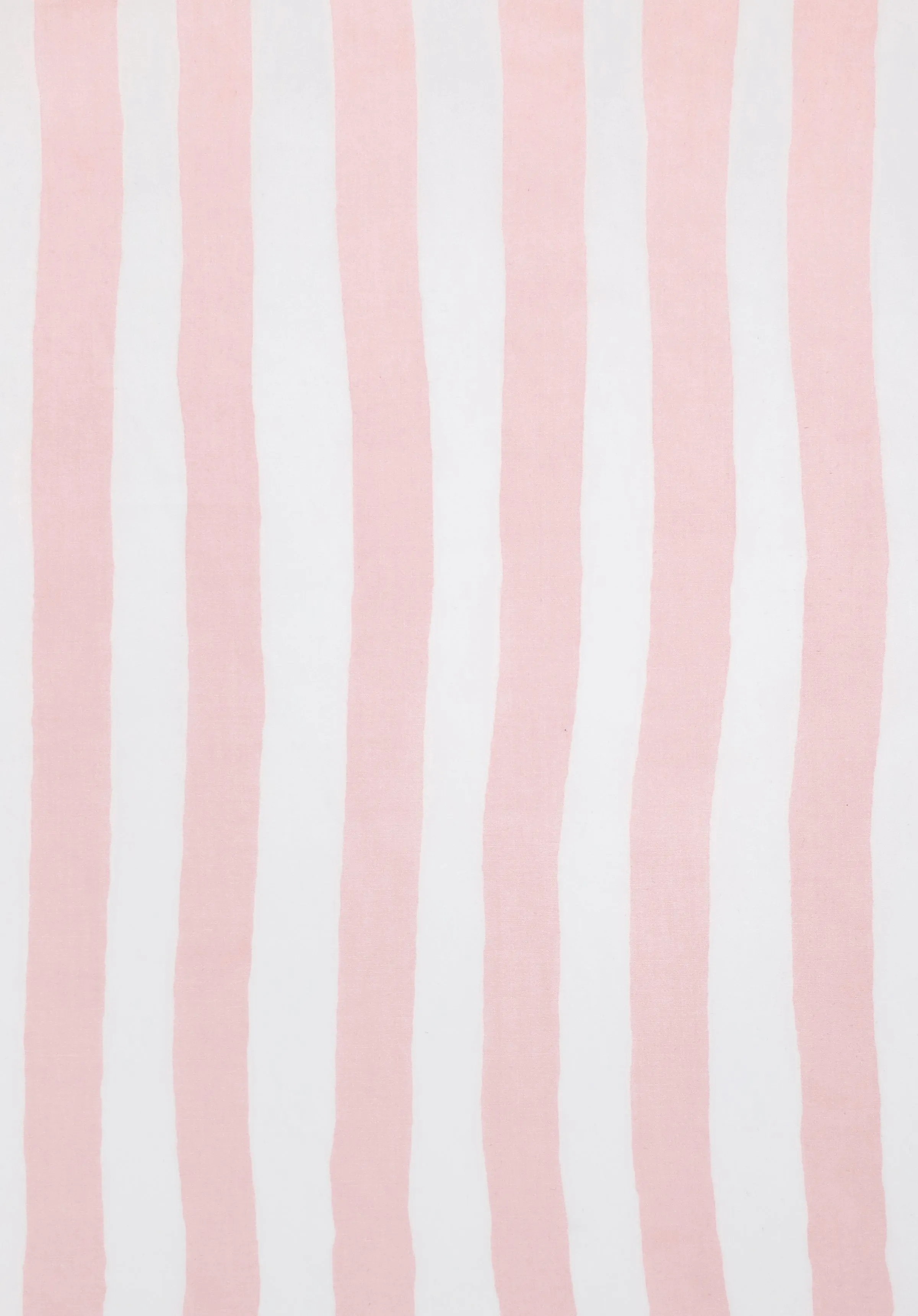 Marianne Long Robe in Pink & White Painted Stripe