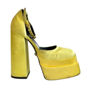 Medusa Yellow Aevitas 155mm Platform Pumps