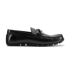 Mens - Oswick Trim Black Leather