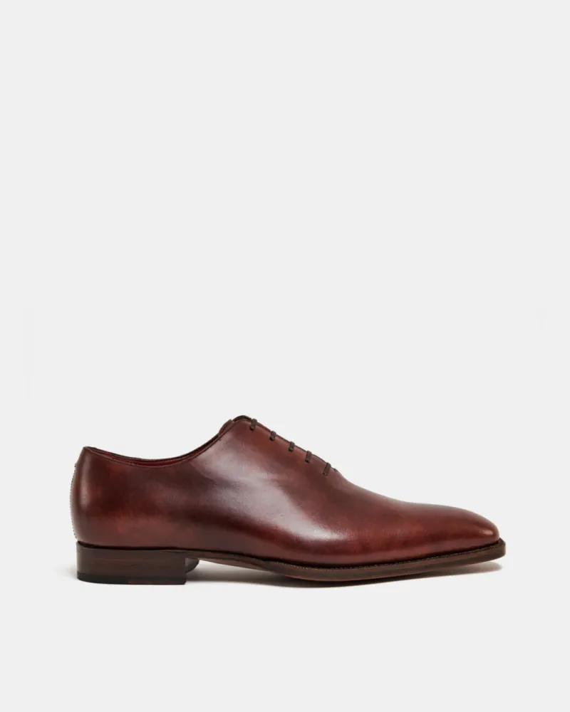 Museum Cognac Wholecut Oxford Dress Shoe