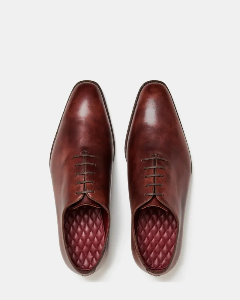 Museum Cognac Wholecut Oxford Dress Shoe