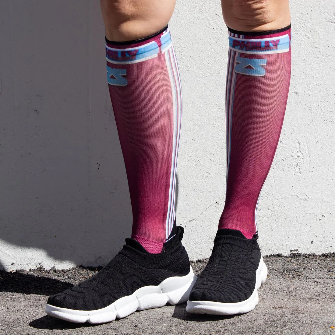 Old School Philadelphia Compression Socks (Knee-High)