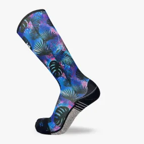 Palm Leaves Compression Socks (Knee-High)