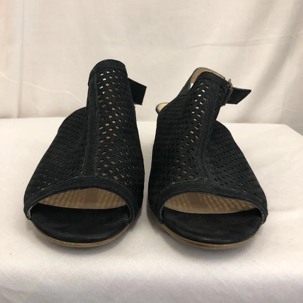 PAUL GREEN BLACK LOIS SLINGBACKS SZ 5.5 TCC