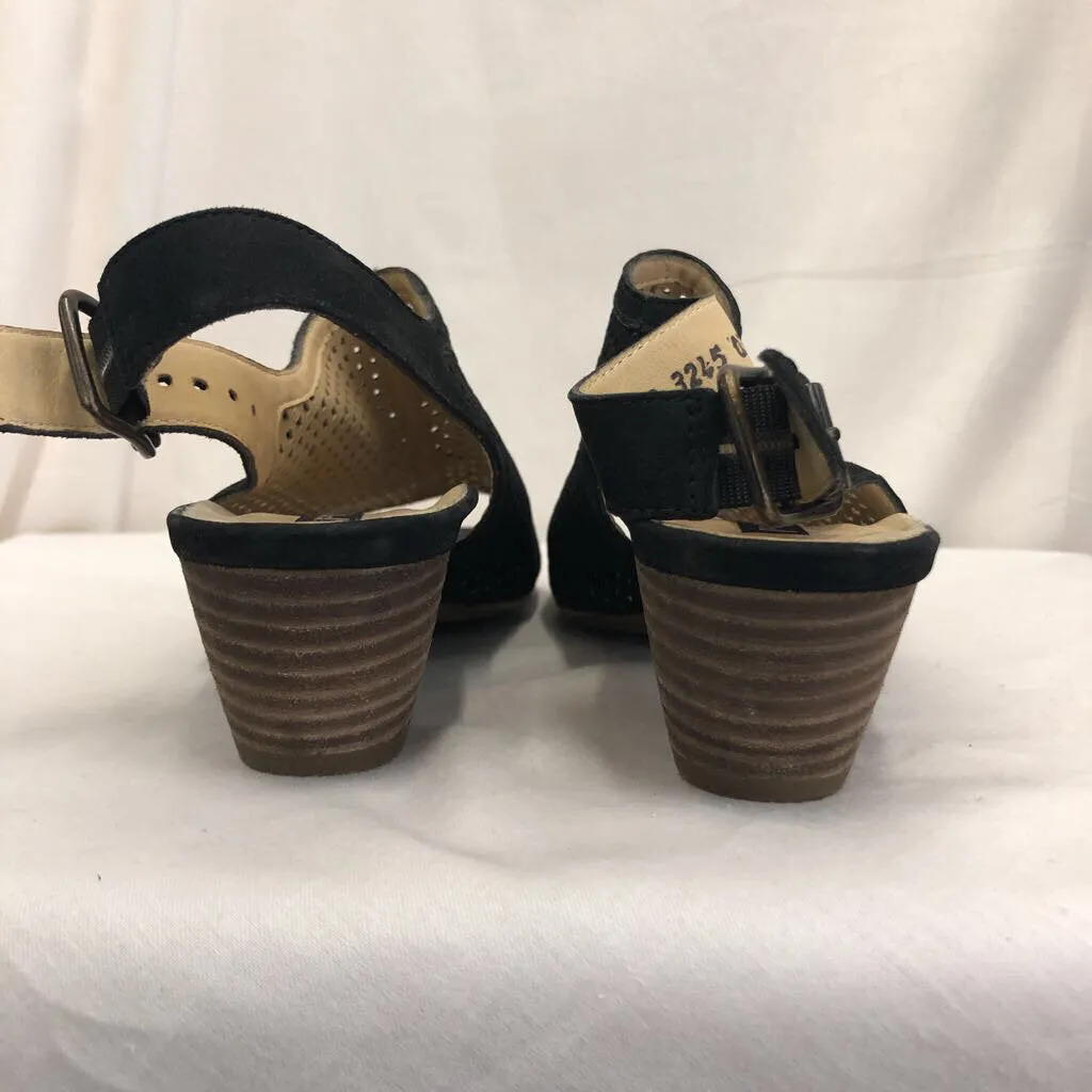 PAUL GREEN BLACK LOIS SLINGBACKS SZ 5.5 TCC