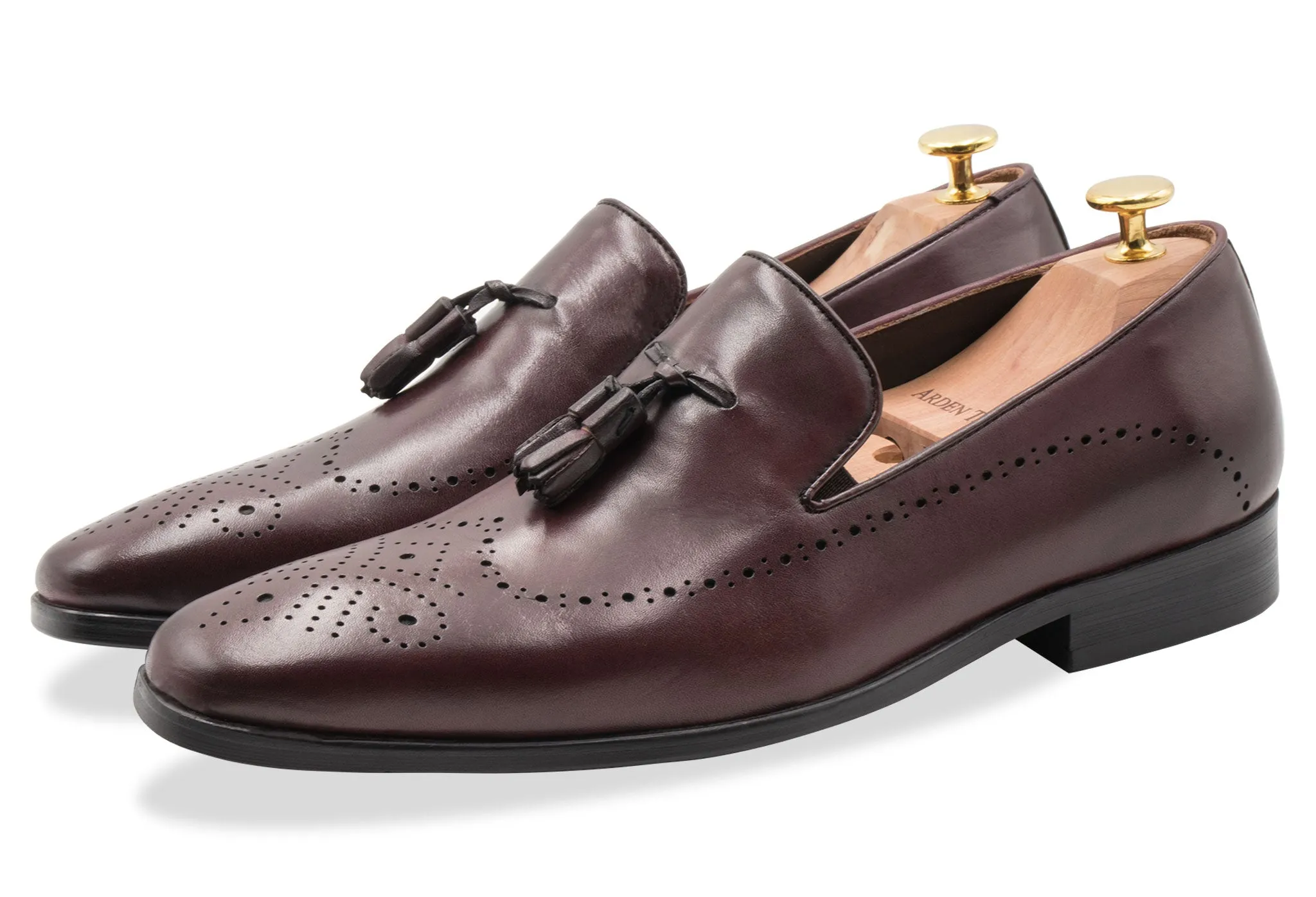 Pergamino Burgundy Tassel Loafer