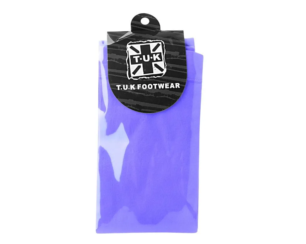 Purple Knee-High Nylon Mesh Sock