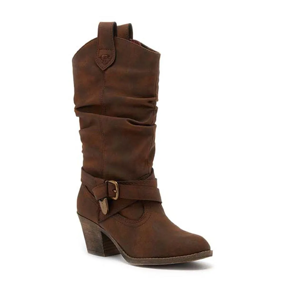 Sidestep Brown Western Cowboy Boot