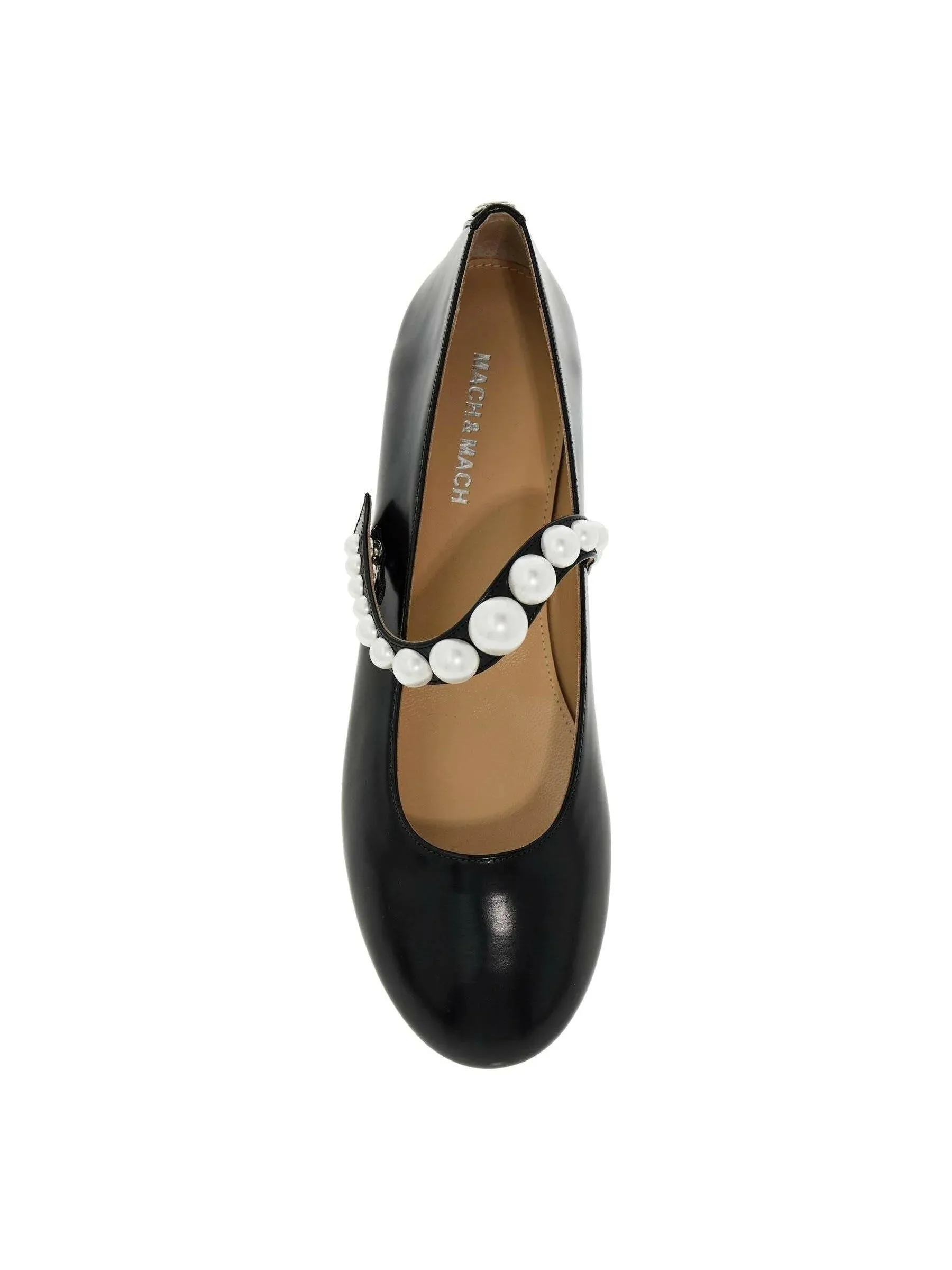 Siren Pearl Embellished Flats