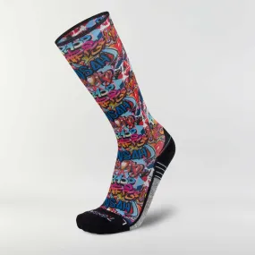 Street Art Compression Socks (Knee-High)