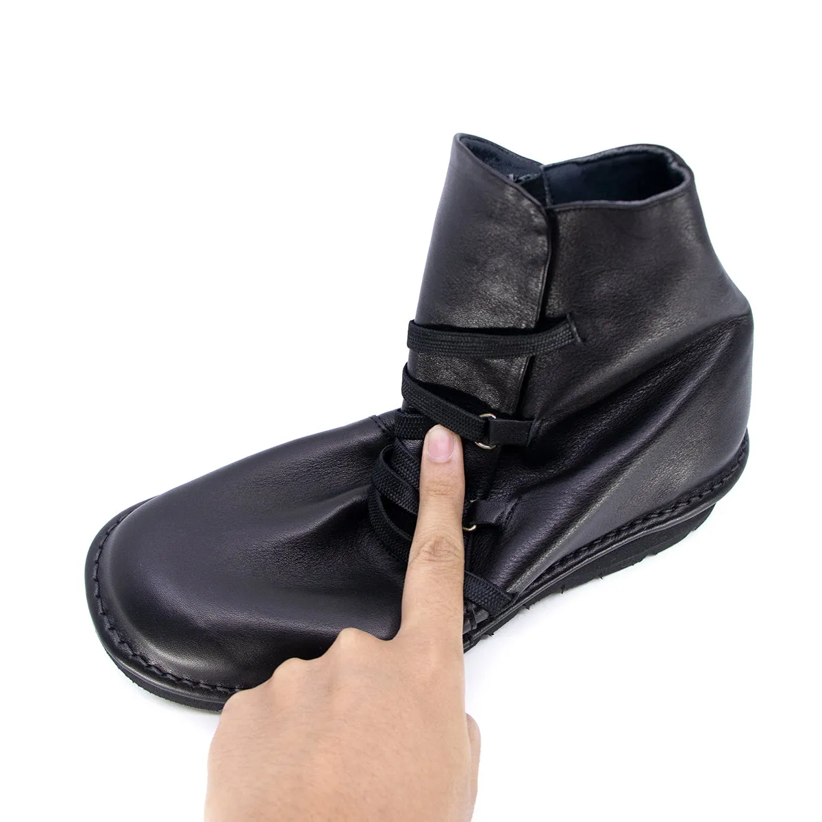 Sui Black Extra Soft Mid Boots