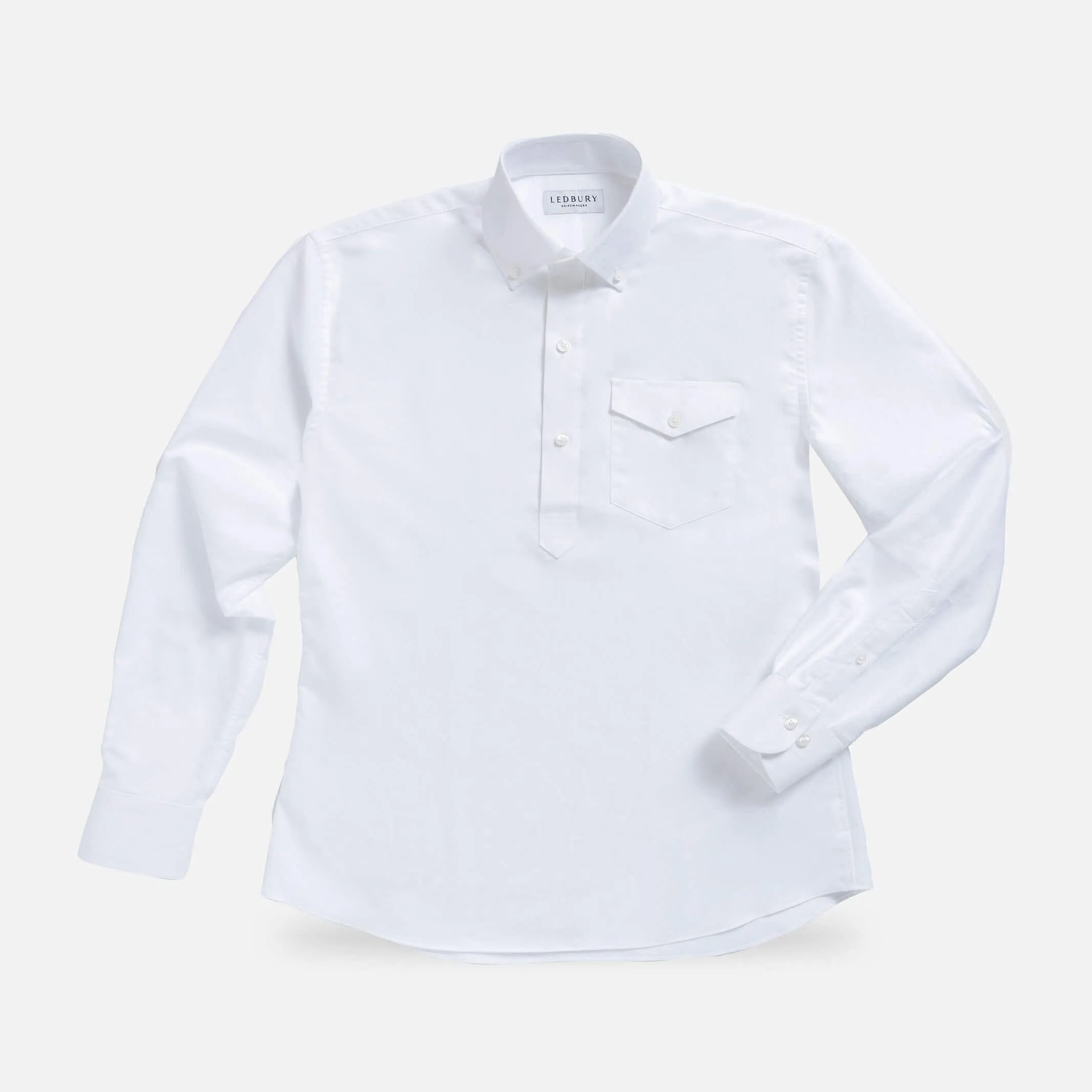 The White Mayfield Oxford Popover Custom Shirt