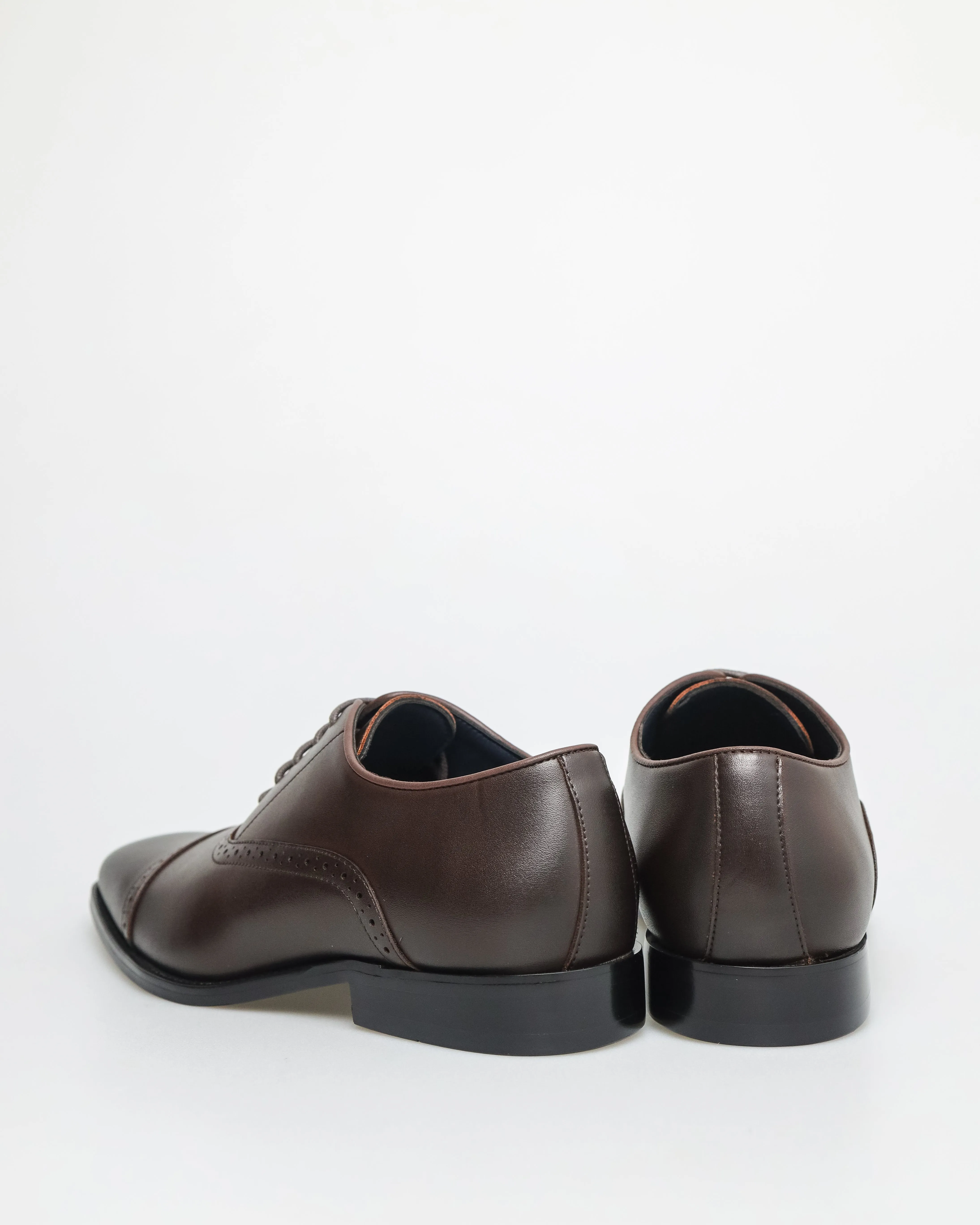 Tomaz F398 Men's Cap Toe Oxford (Coffee)