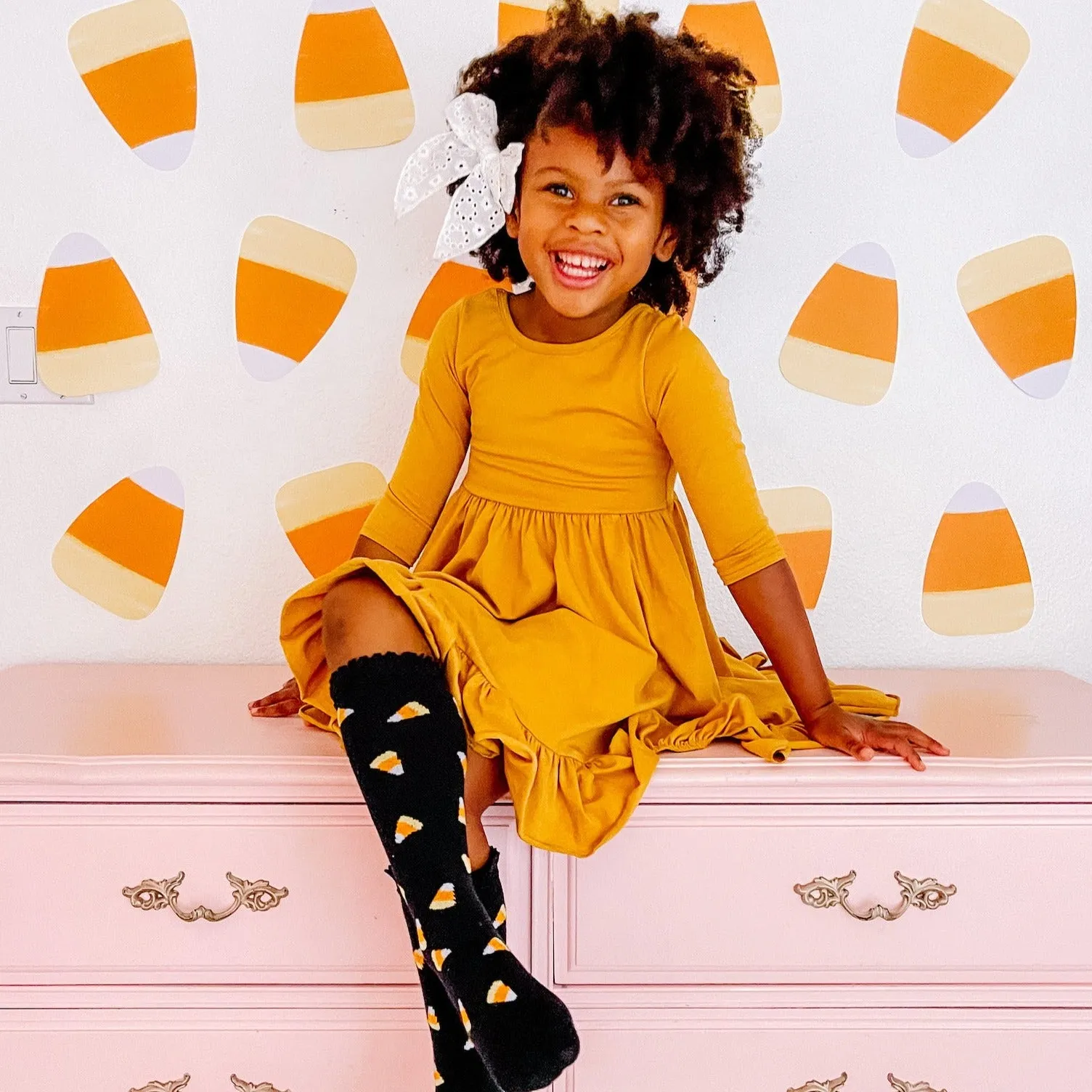 Trick-or-Treat Knee High Socks 3-Pack