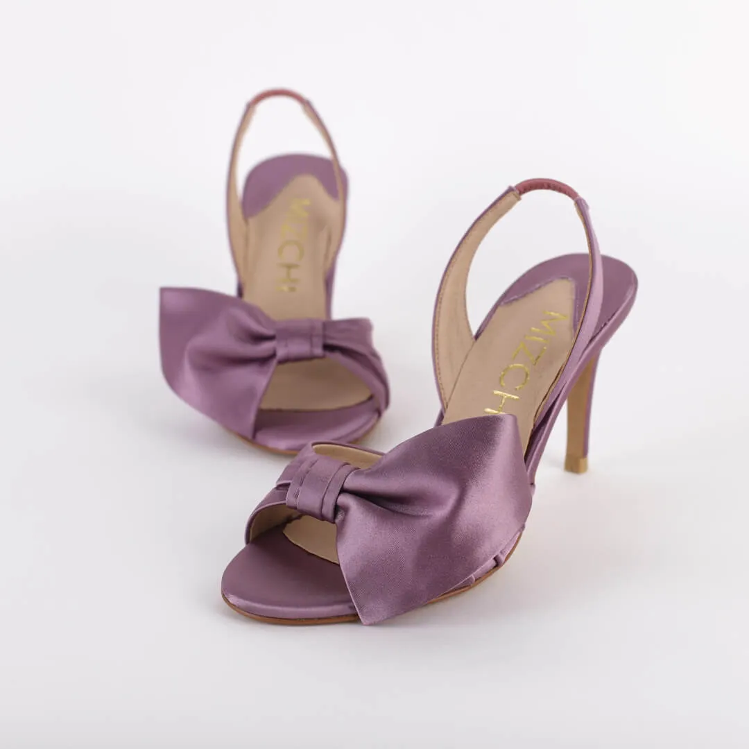 *UK 2.5 size - BESTIE - purple, 8cm heel (worn in photo shoots)