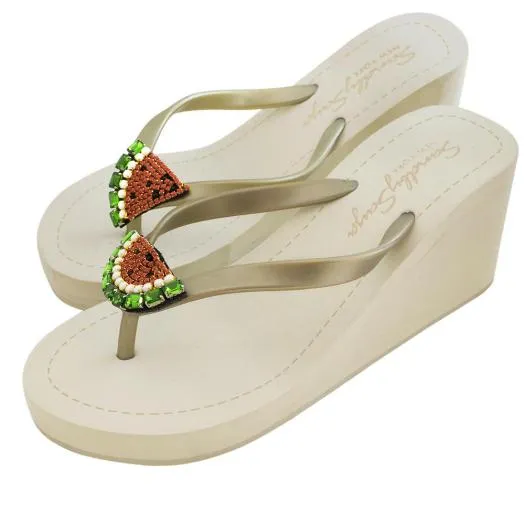 Watermelon - Women's High Wedge