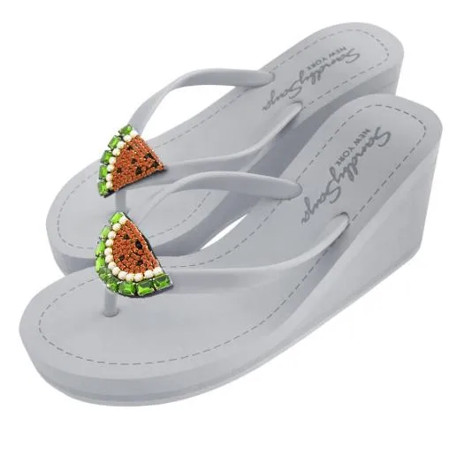 Watermelon - Women's High Wedge